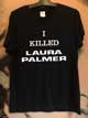 (XL)I killed Laura Palmer-tee(ブラックXL)