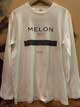 (XL)MELON DEEP CUT L/S-Tee(ホワイトXL)