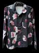 (M)Dirty Stripper/Peeping Tom-shirt(L/SブラックM)