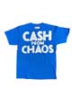 (XL)CASH FROM CHAOS-Tee(ブルーXL)