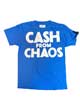 (L)CASH FROM CHAOS-Tee(ブルーL)
