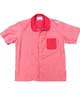 (L)ピーターパンシャツ(S/S レッド2トーン L)