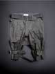 (XL)Bondage short pants+バムフラップ(ブラックXL)